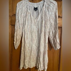 Wallpapher Cream and Rose Tunic